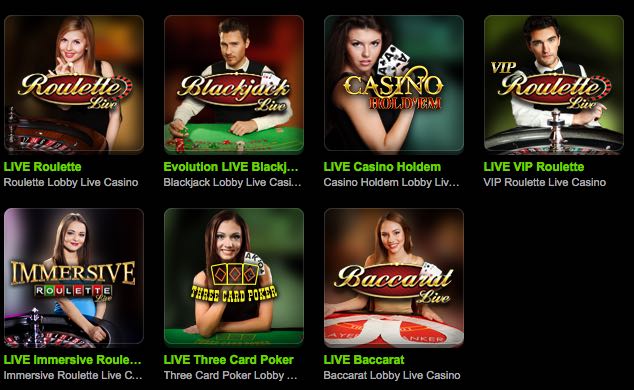 Mobilbet Live Casino Angebot