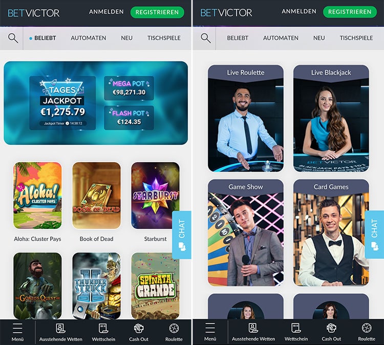 betvictor casino app