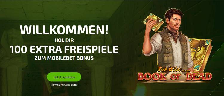 MobileBet Casino Bonus für Neukunden