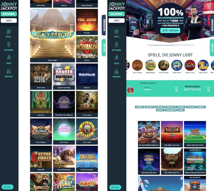 Jonny Jackpot Casino App