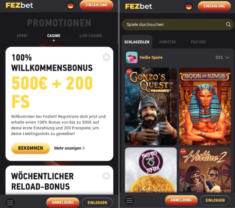 FEZBet Casino App