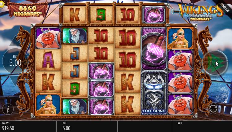 Vikings Unleashed Megaways Slot spielen