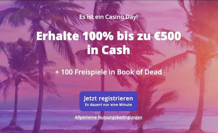 Casino Days Willkommensbonus