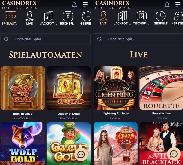 CasinoRex App