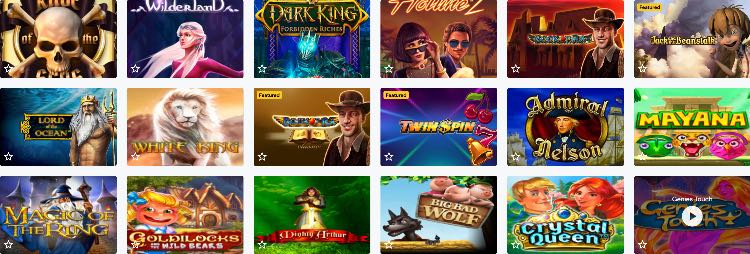 Lucky Wins Casino Spieleangebot